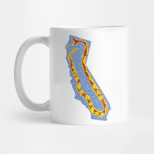 Vintage California Gadsden Snake Mug